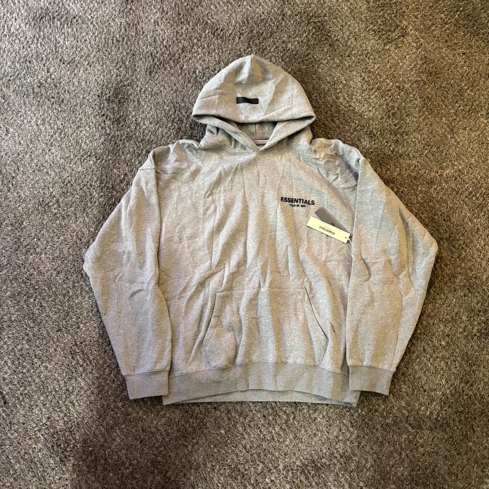Fear of God Essentials Hoodie 'Dark Oatmeal' SS22